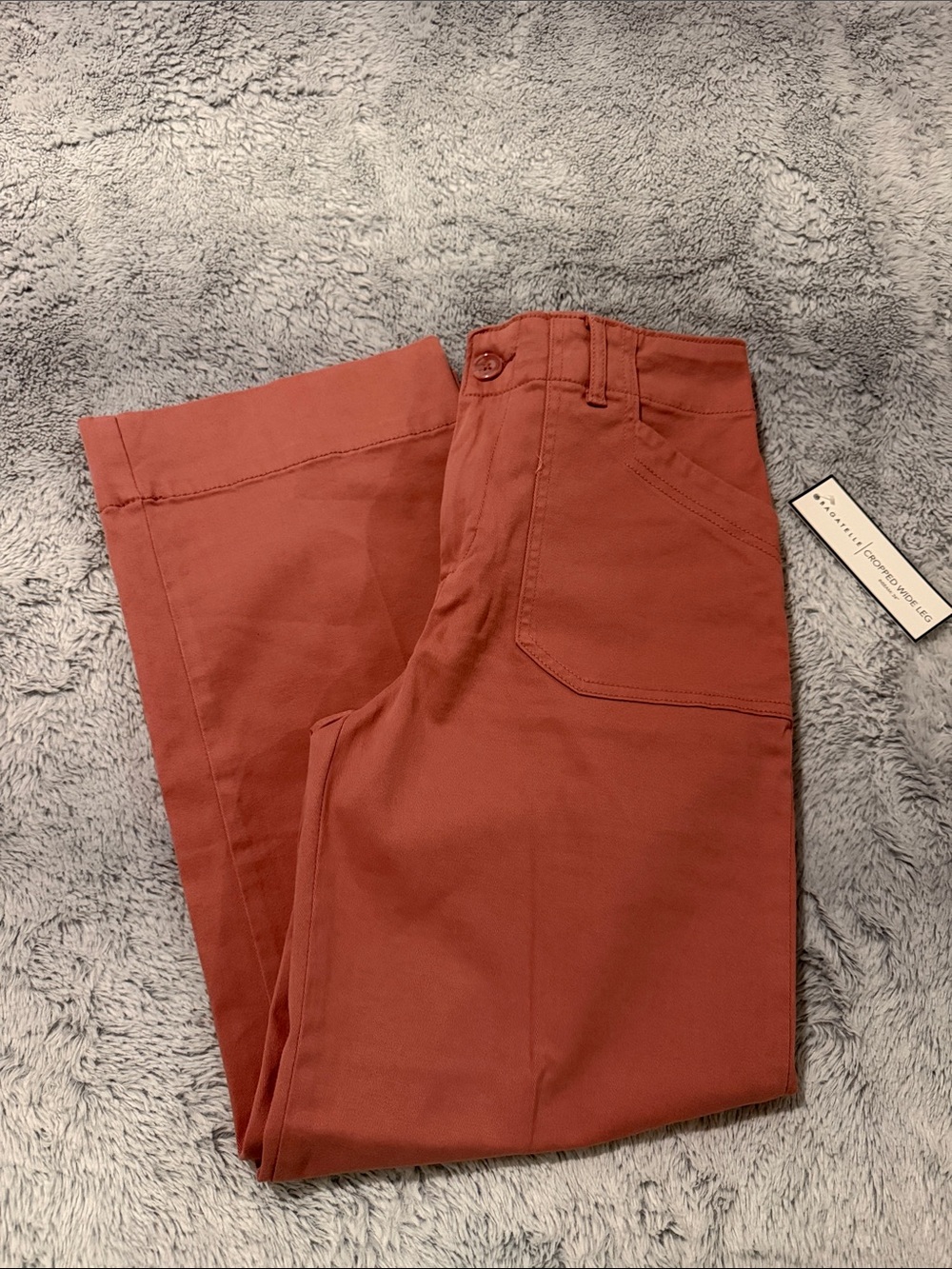 Madewell Men's Rust-Red Straight Leg Chinos